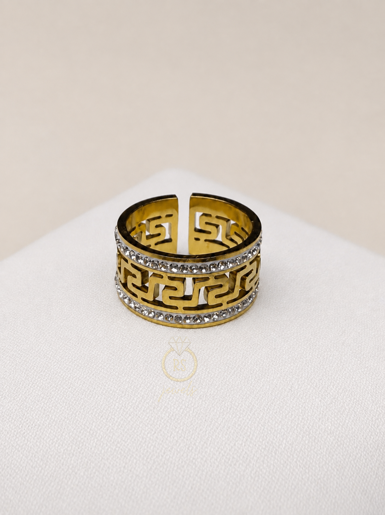 Versace Stone Ring