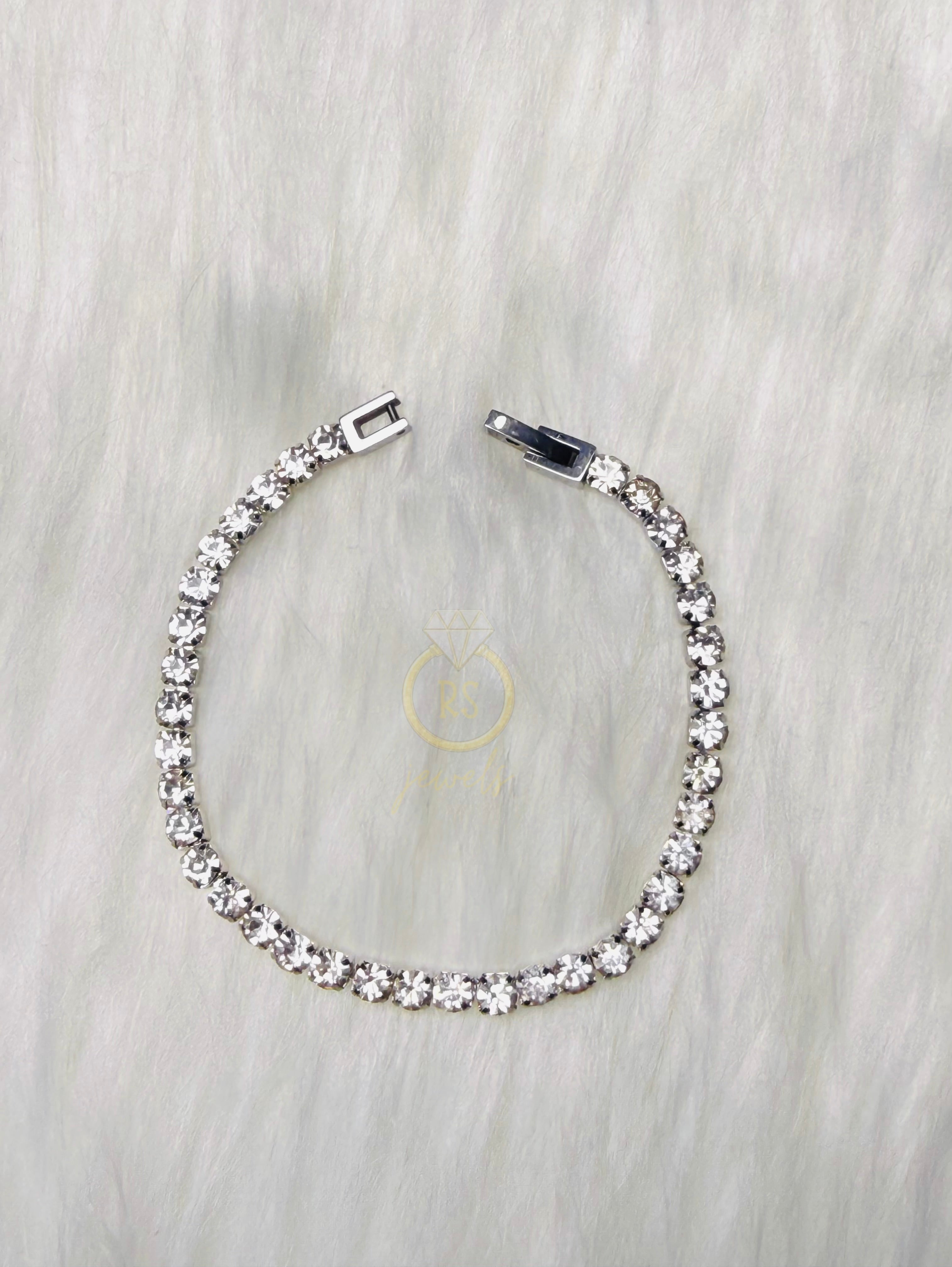 Silver Tennis Bracelet