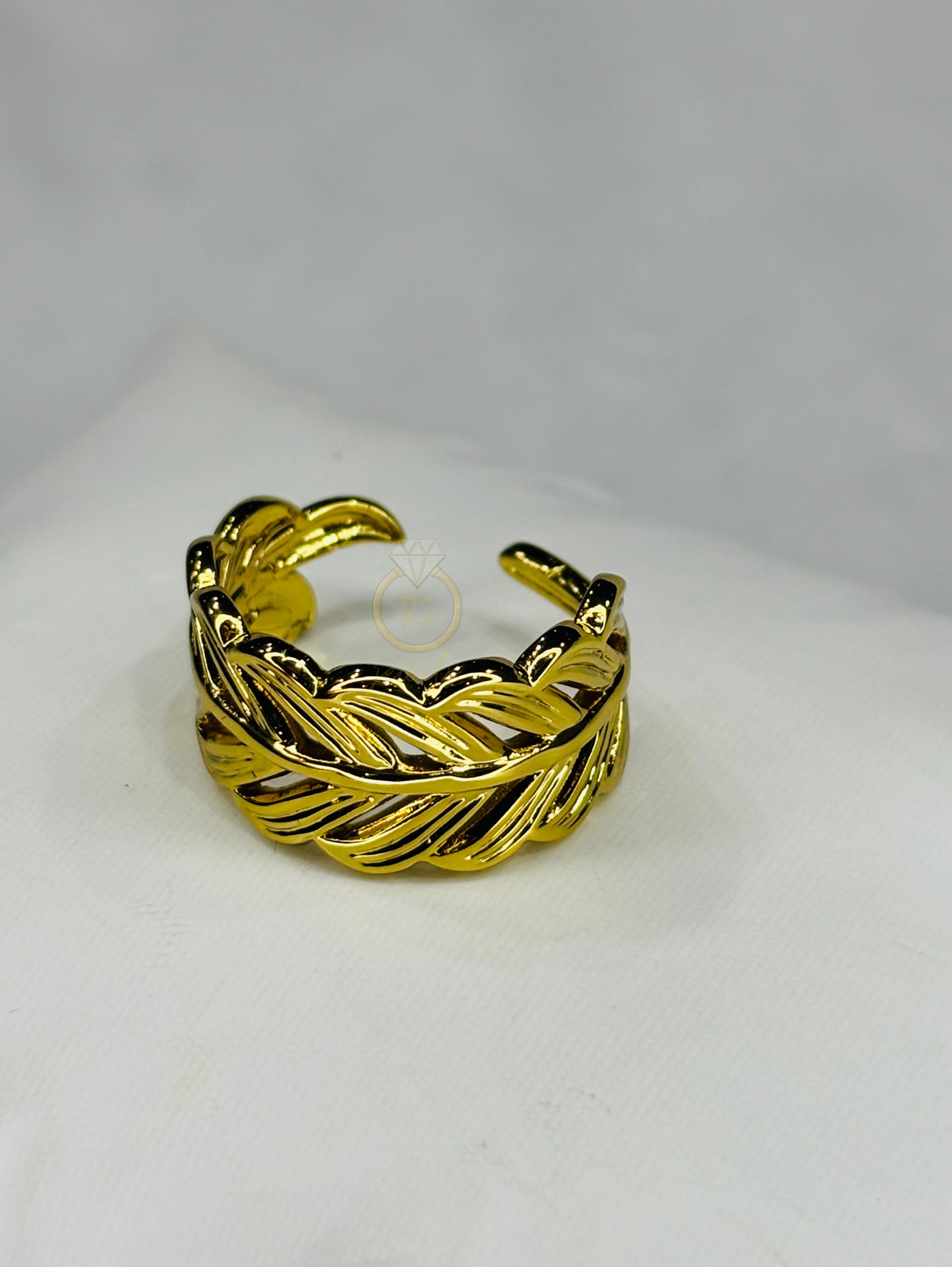Gold Leaf Ring