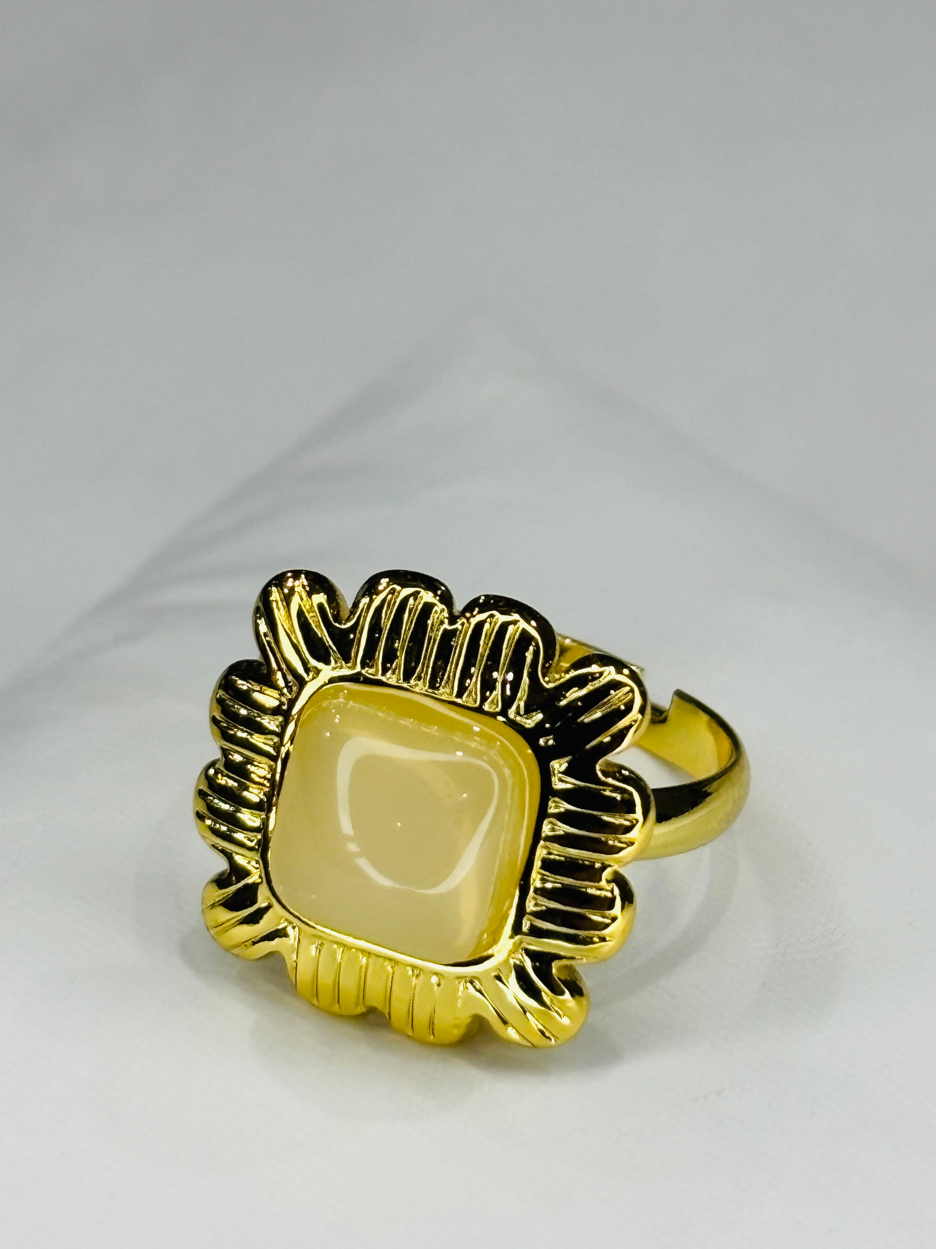 Moon Stone Ring