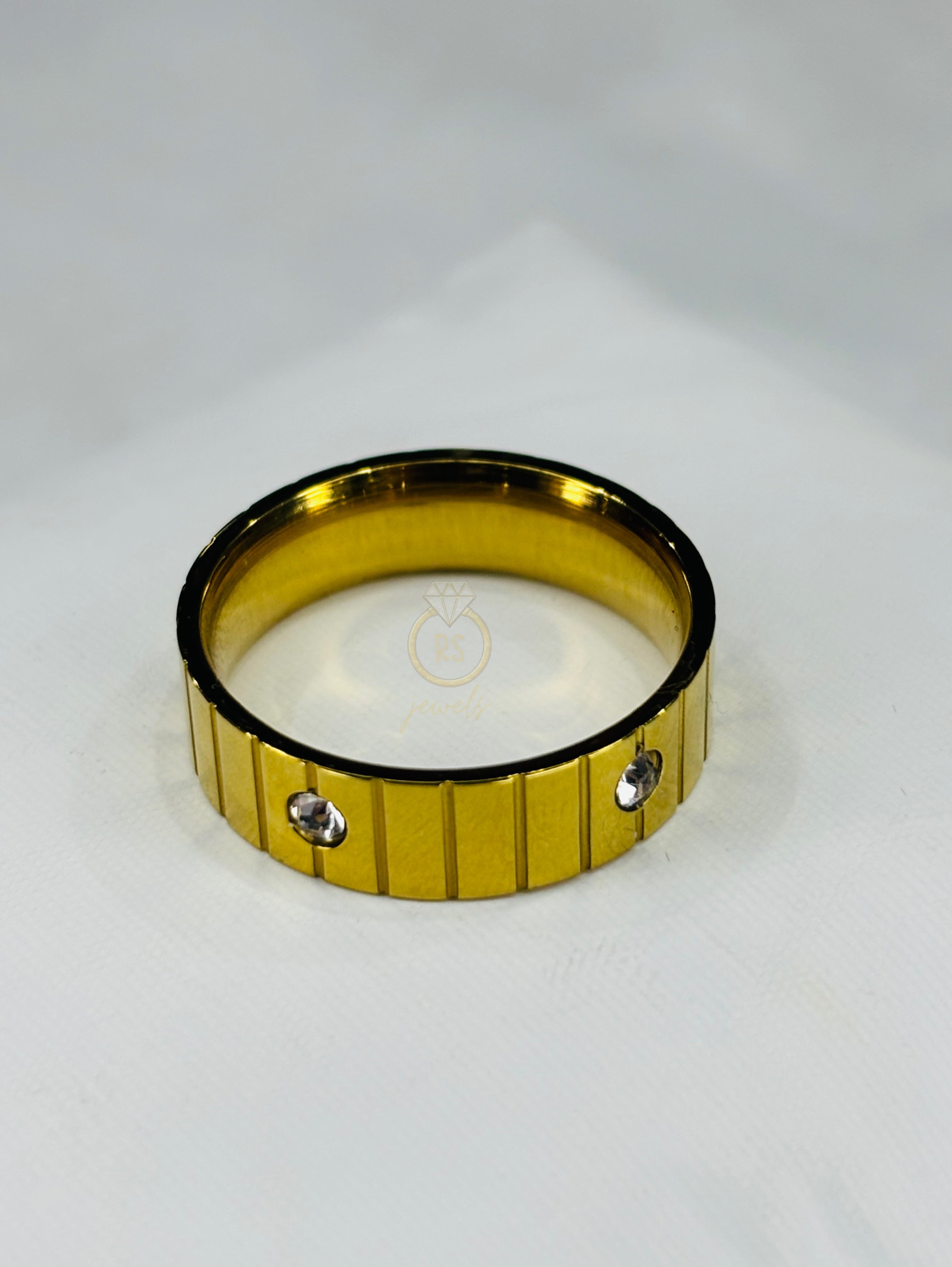 Segmented Gold Ring