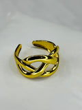 Twined Brass Ring