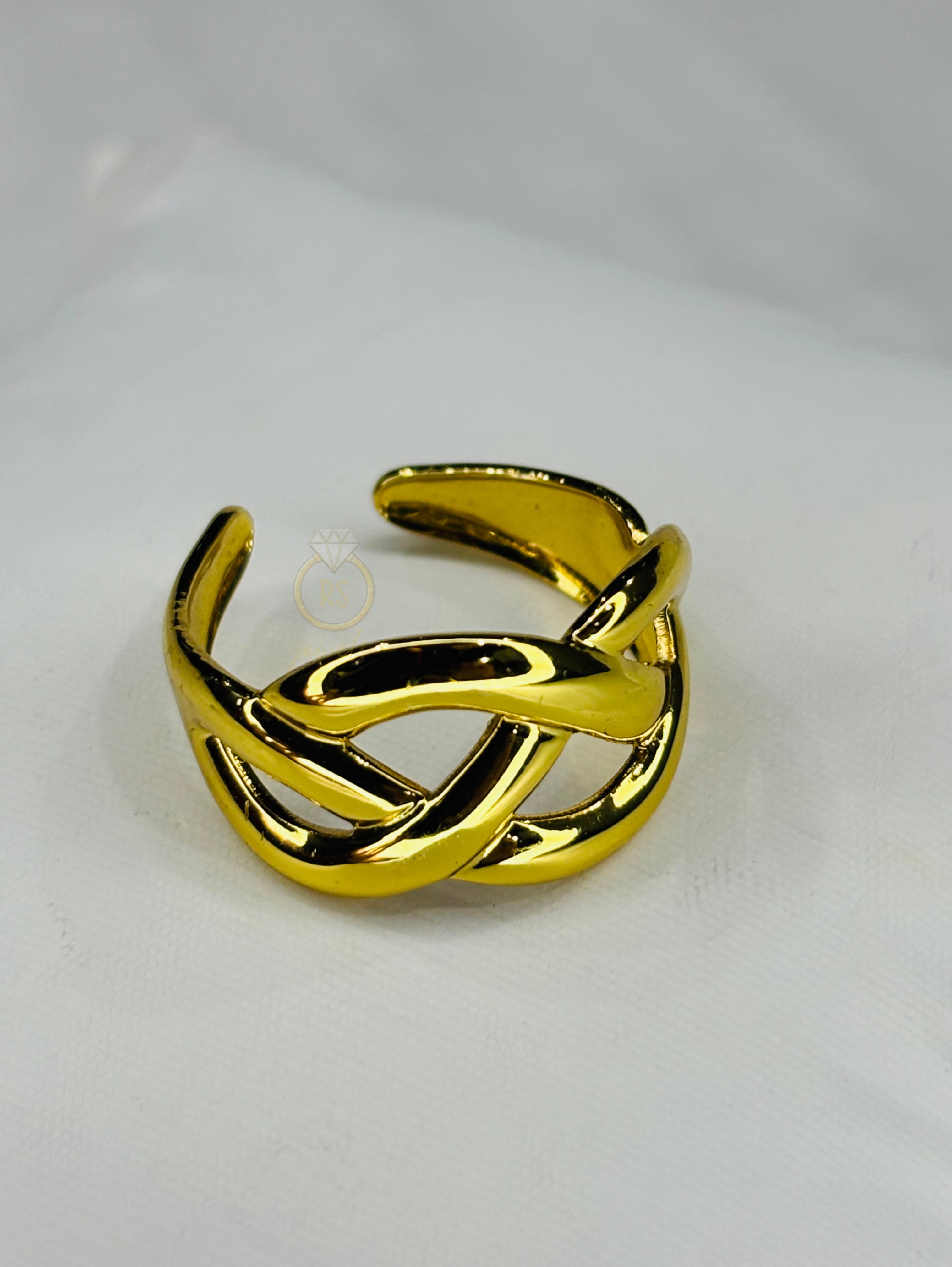 Twined Brass Ring